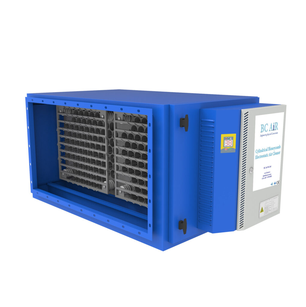 BC Air Cylindrical Honeycomb Electrostatic Air Cleaner 8A-BC