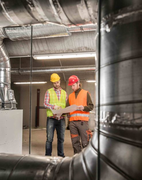 Ventilation Engineers Working